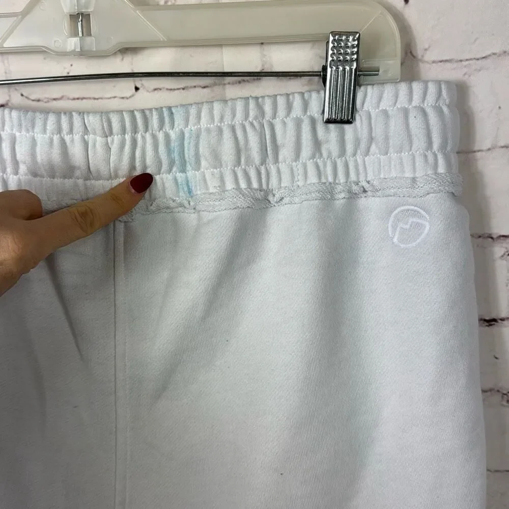 Magellan Outdoors Lounge Set Womens Large Relaxed Fit Shirt Shorts 2 Pc White - Picture 10 of 13